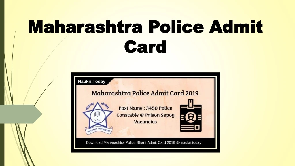 maharashtra police admit card