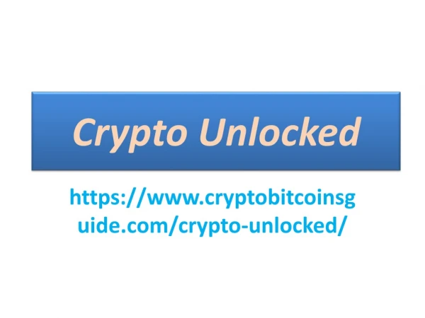Beware! Crypto-Unlocked is most possible a scam system! Your investing may be at risk.