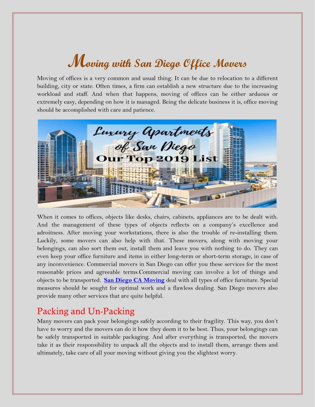 m oving with san diego office movers