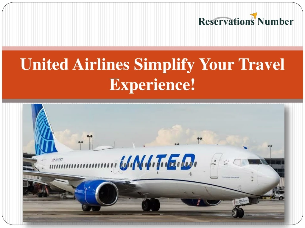 united airlines simplify your travel experience