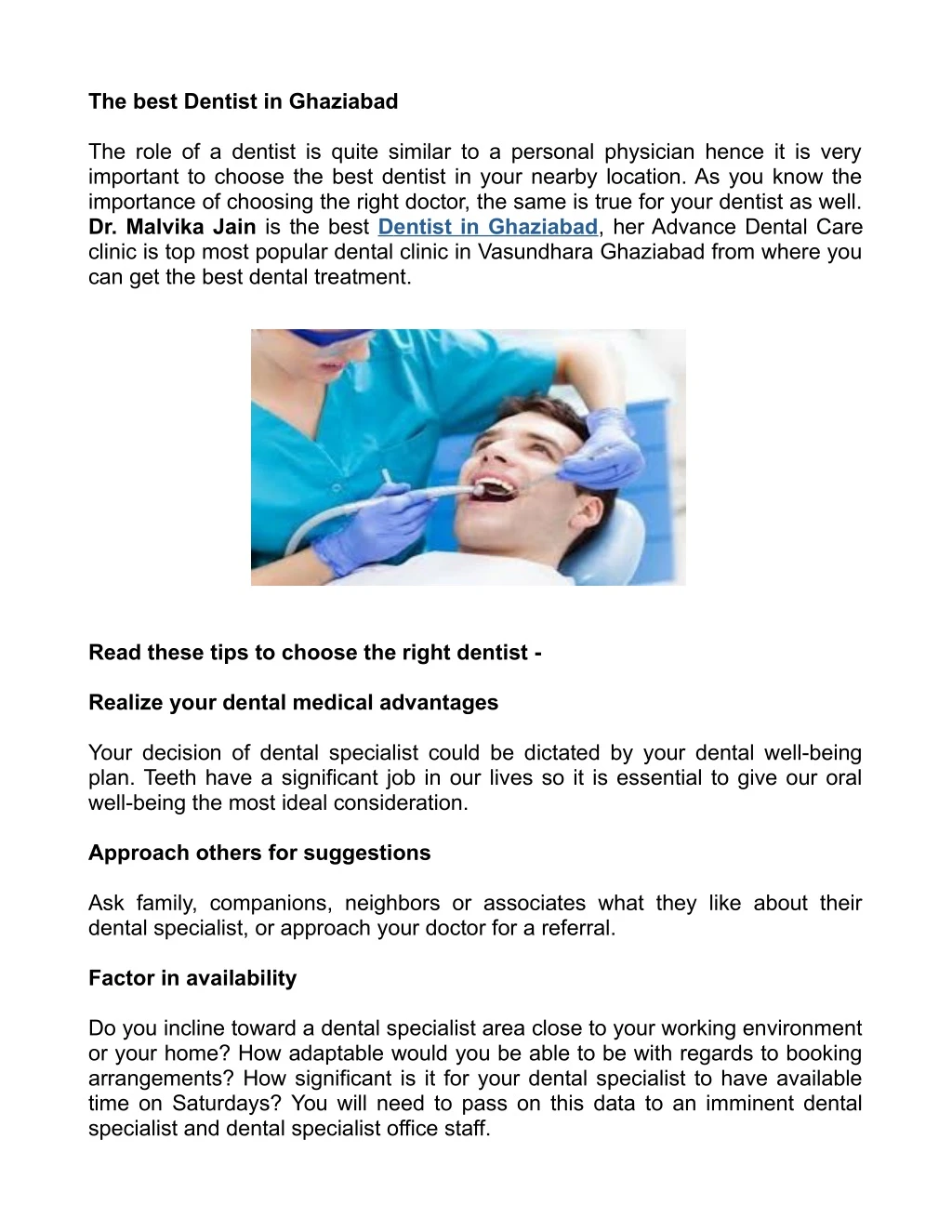 the best dentist in ghaziabad