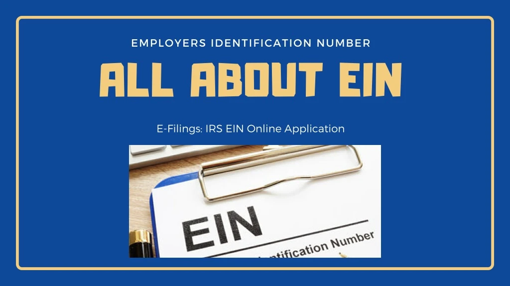 employers identification number all about ein
