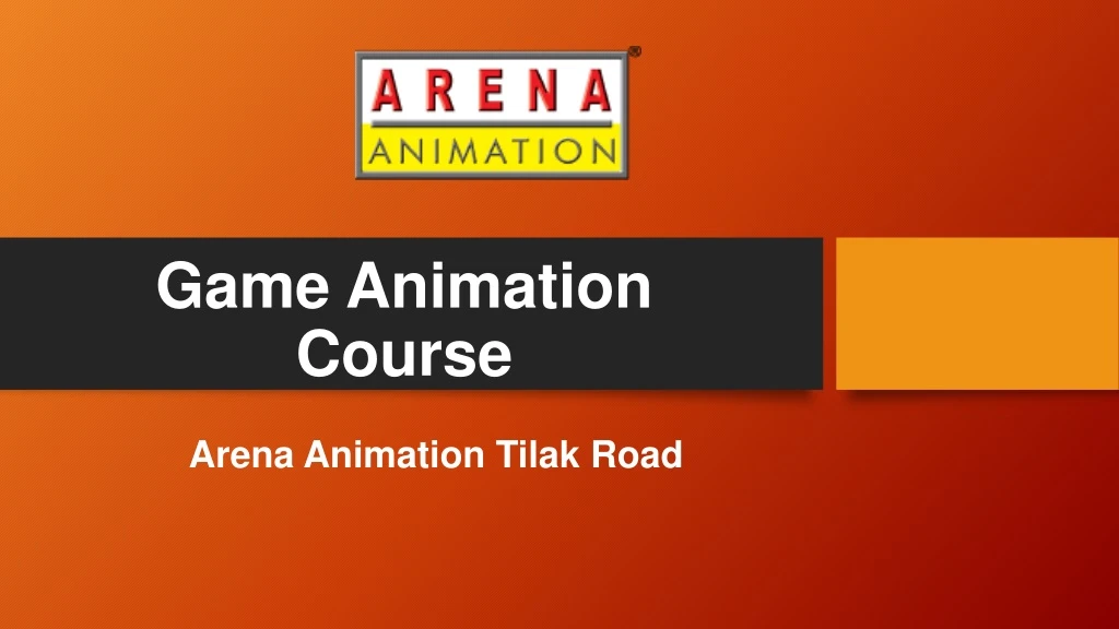 game animation course
