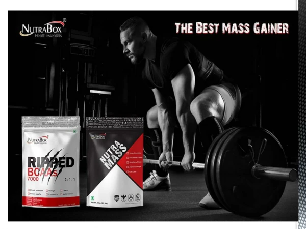 NUTRAMASS AND RIPPED BCAAS THE BEST MASS GAINER - NUTRABOX