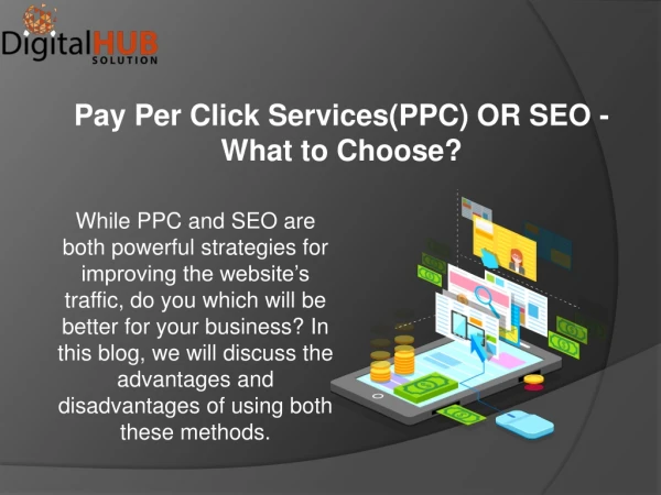 What Choose? Pay Per Click OR SEO Services