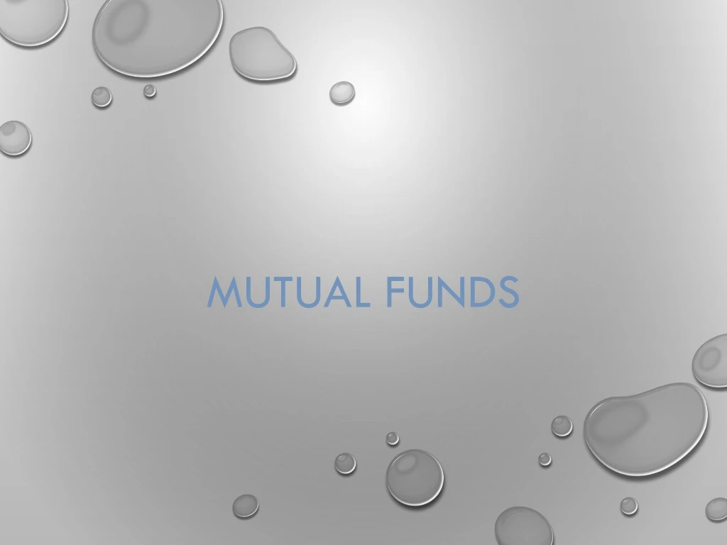 mutual funds