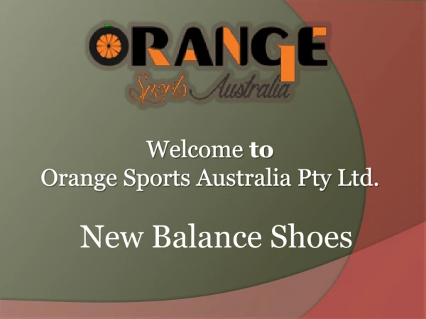 Buy New Balance Shoes on orangesports.com.au