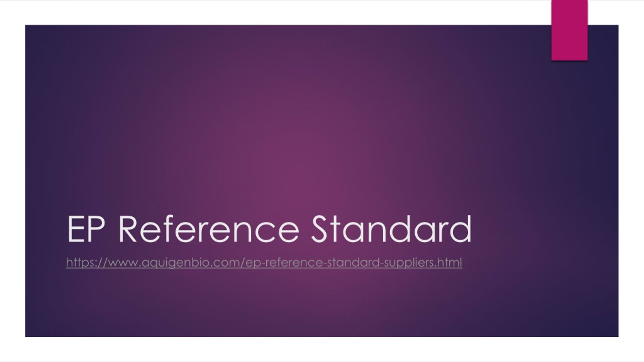 Reference Ep Part 1 PPT - EP Reference Standard PowerPoint Presentation, free download - ID ...