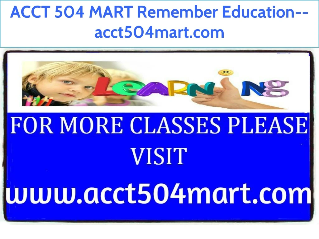acct 504 mart remember education acct504mart com