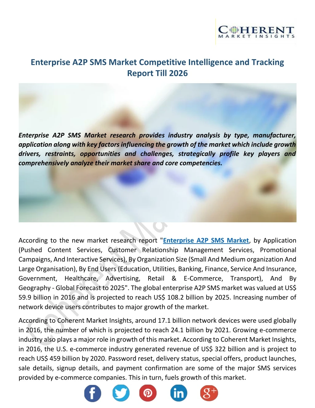 enterprise a2p sms market competitive