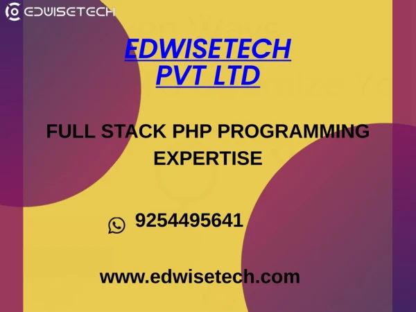 Hire Php Developer from India