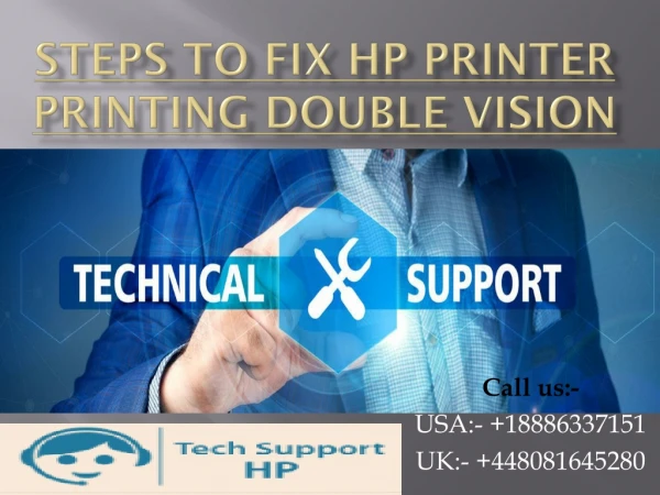 Steps to Fix HP Printer Printing Double Vision