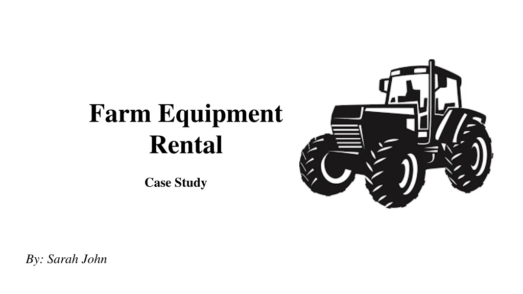 farm equipment rental