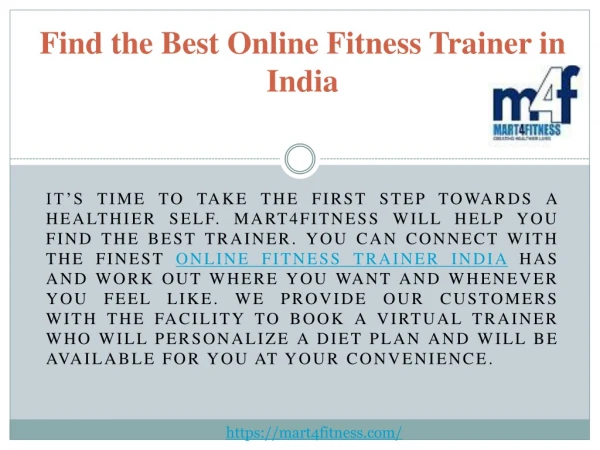 One-Stop Shop for Supplements & Online Fitness Trainer India
