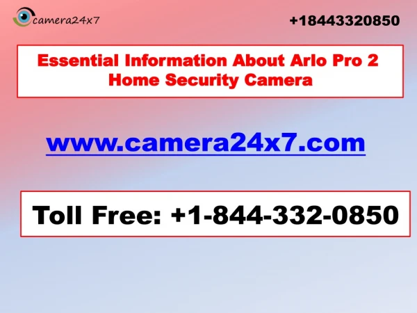 Essential Information About Arlo Pro 2 Home Security Camera
