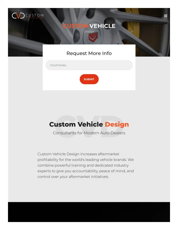 Custom Vehicle Design- CVD
