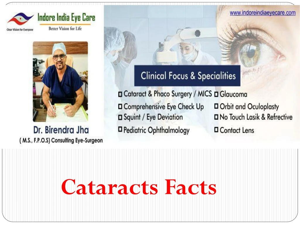 cataracts facts