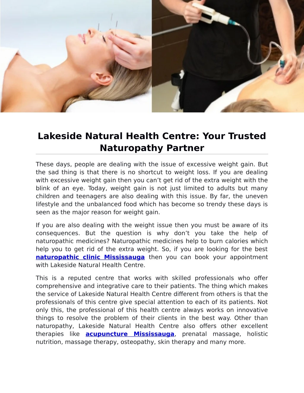 lakeside natural health centre your trusted
