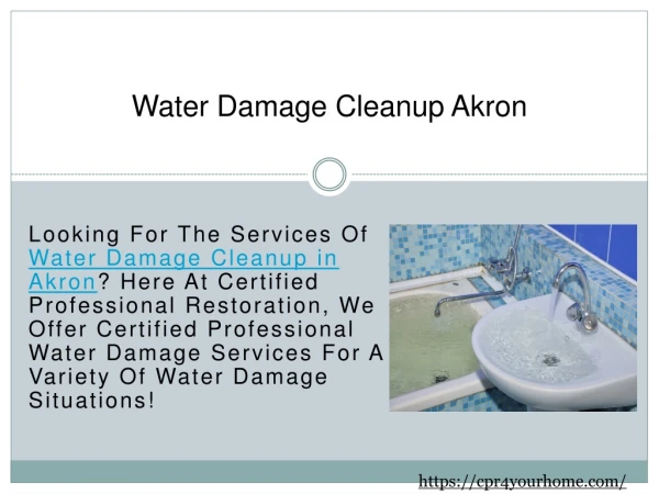 Water Damage Cleanup Akron