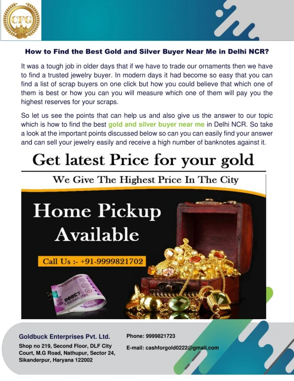 Gold and silver buyer