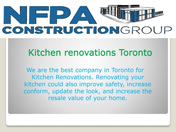 Kitchen renovations Toronto