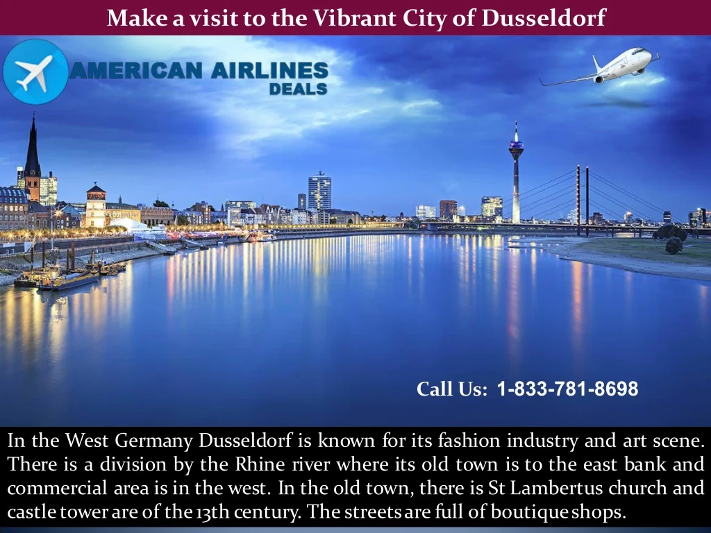 make a visit to the vibrant city of dusseldorf