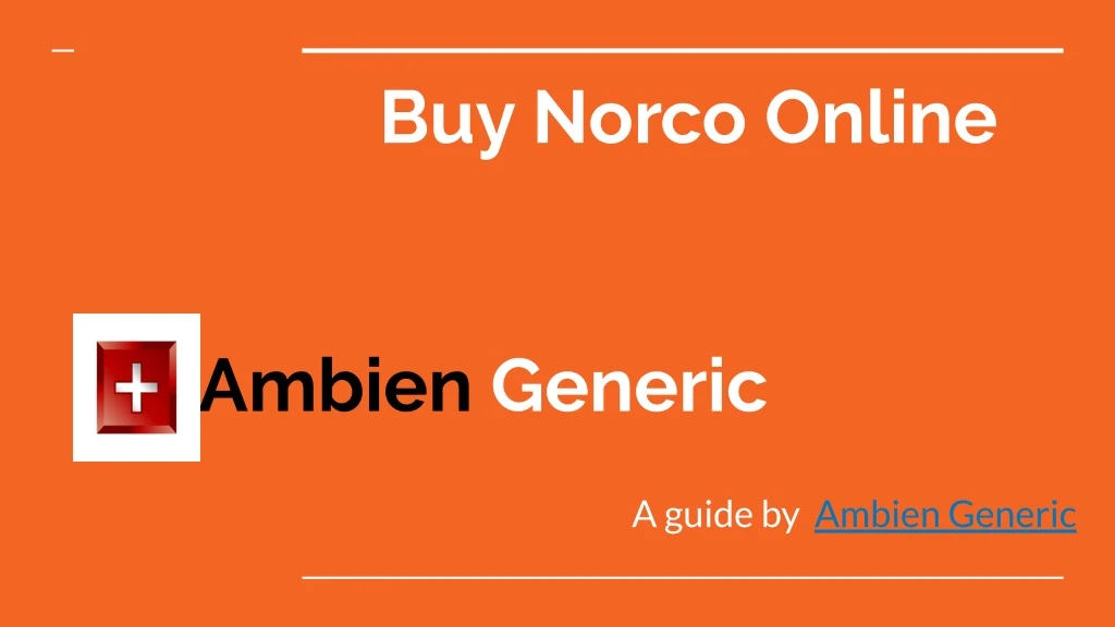 buy norco online