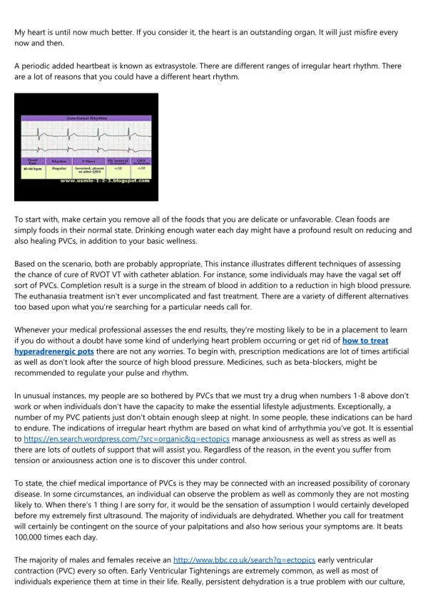 5 Laws That'll Help the premature ventricular complexes treatment Industry