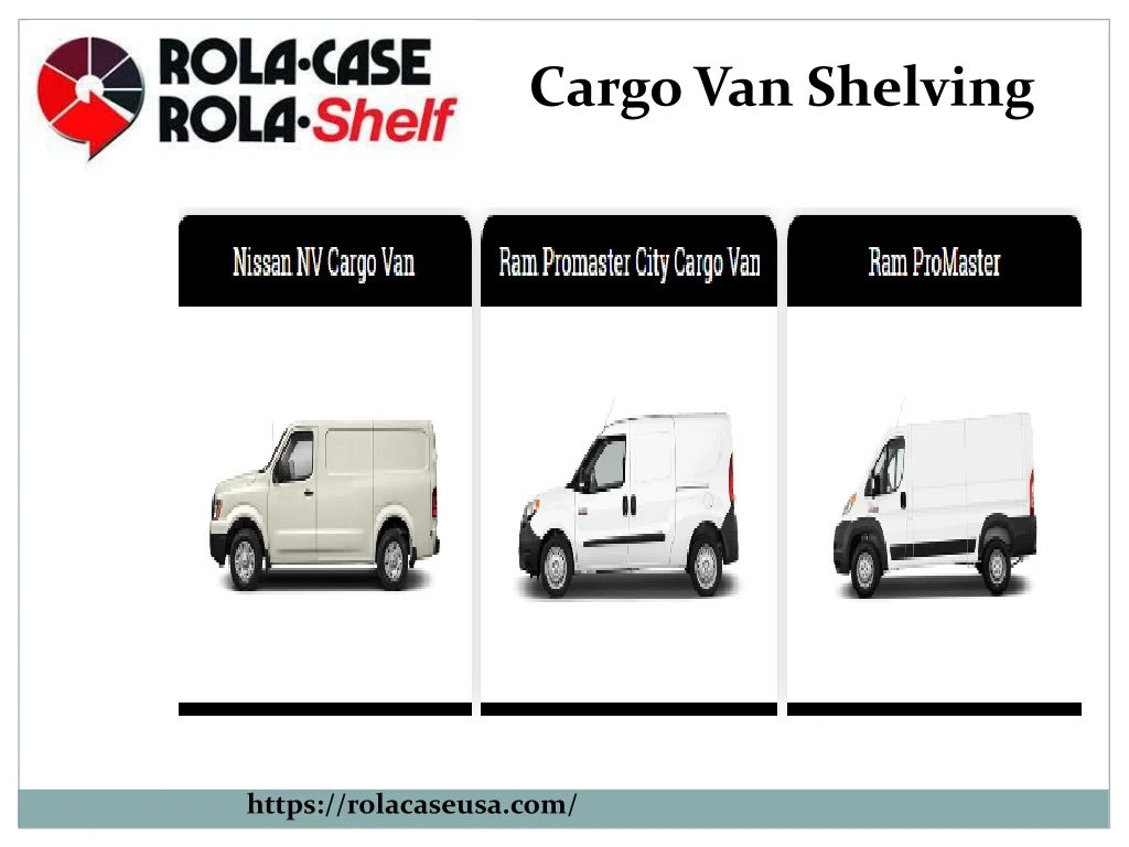 cargo van shelving