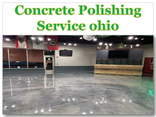 Concrete Polishing Service ohio