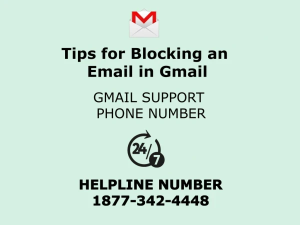 Tips for Blocking an Email in Gmail | Gmail Support Phone Number 1877-342-4448