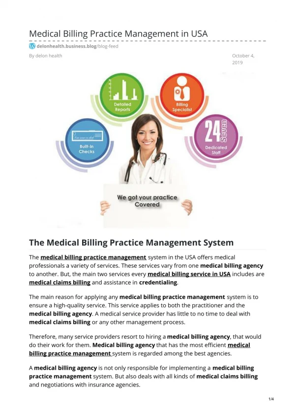 Medical Billing | Credentialing | Dental Billing | EHR - Delon Health