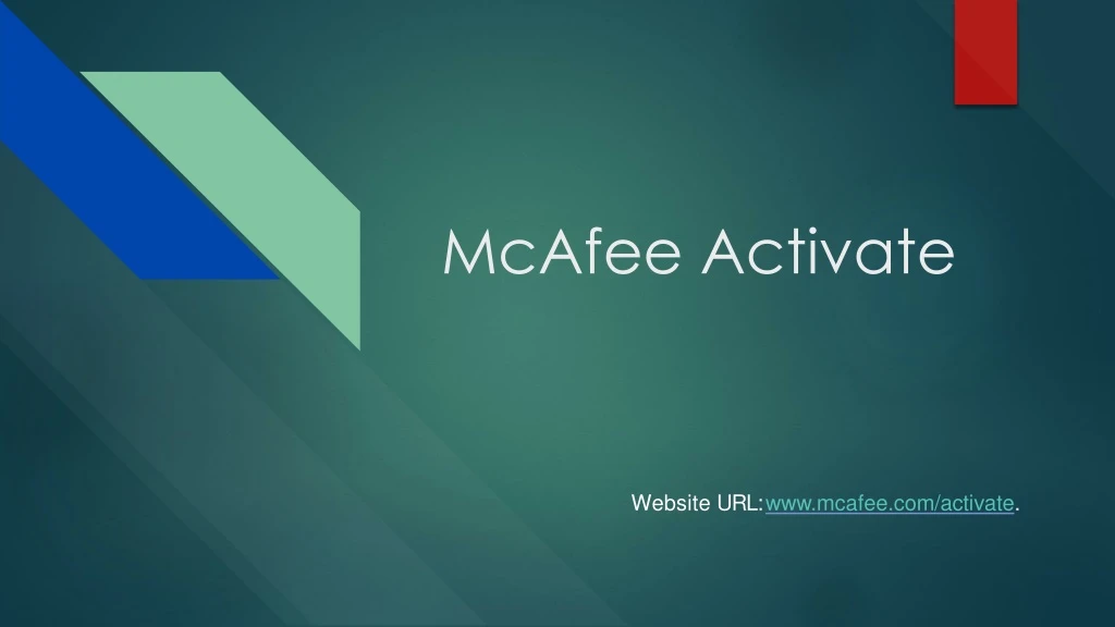 mcafee activate