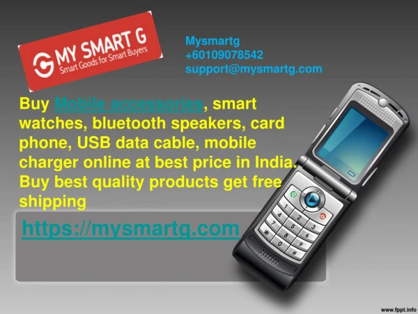Mobile Accessories: Buy Mobile Accessories online at Mysmartg