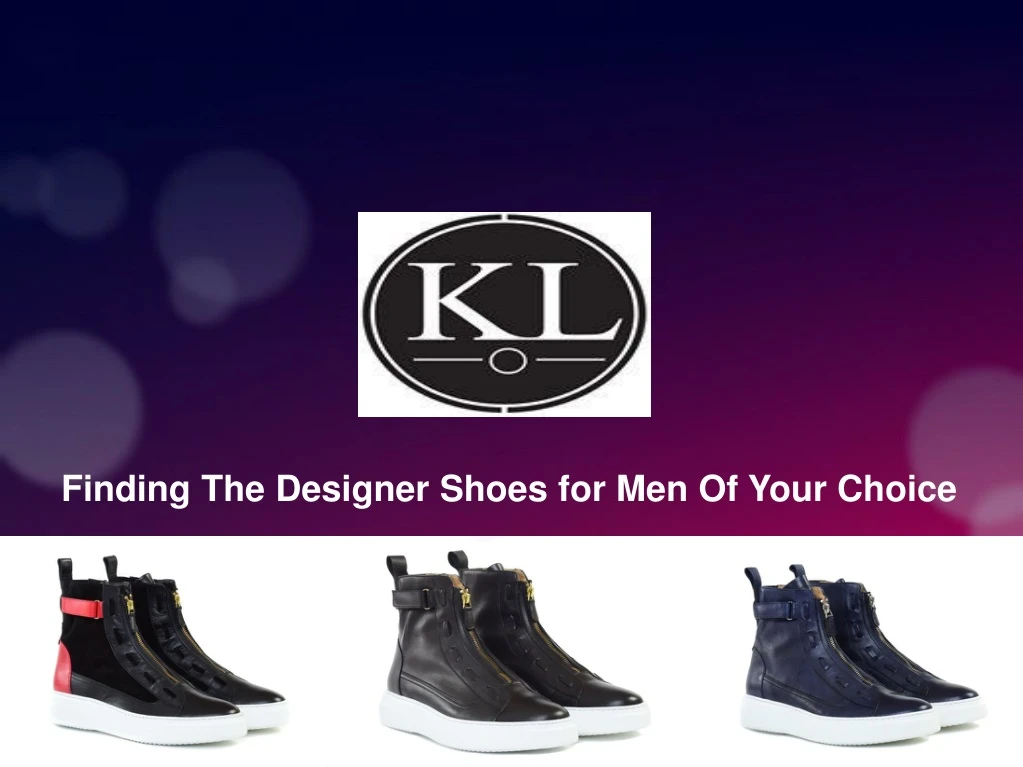 finding the designer shoes for men of your choice