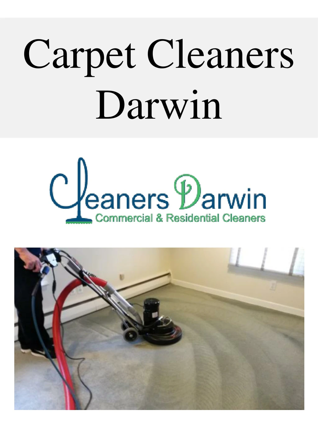 carpet cleaners darwin
