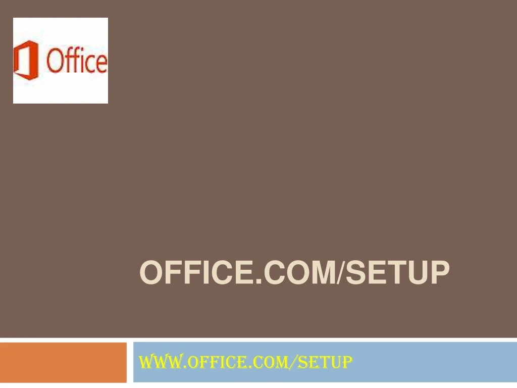 office com setup