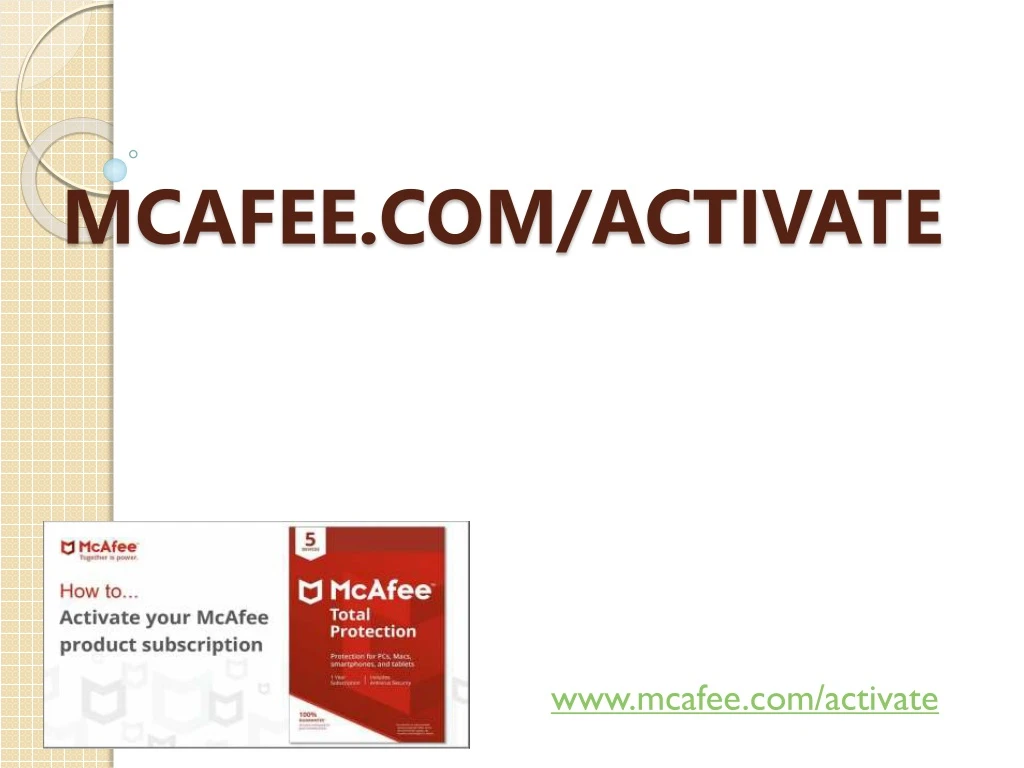 mcafee com activate