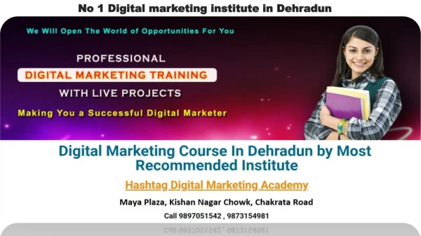 Which is the best digital marketing course in dehradun