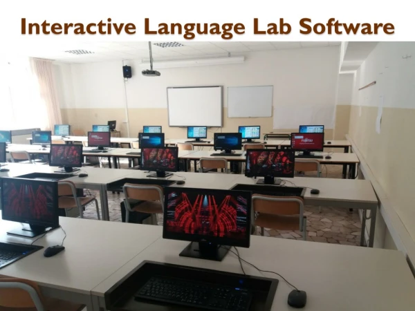 Interactive Language Lab Software