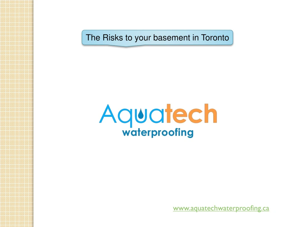 the risks to your basement in toronto