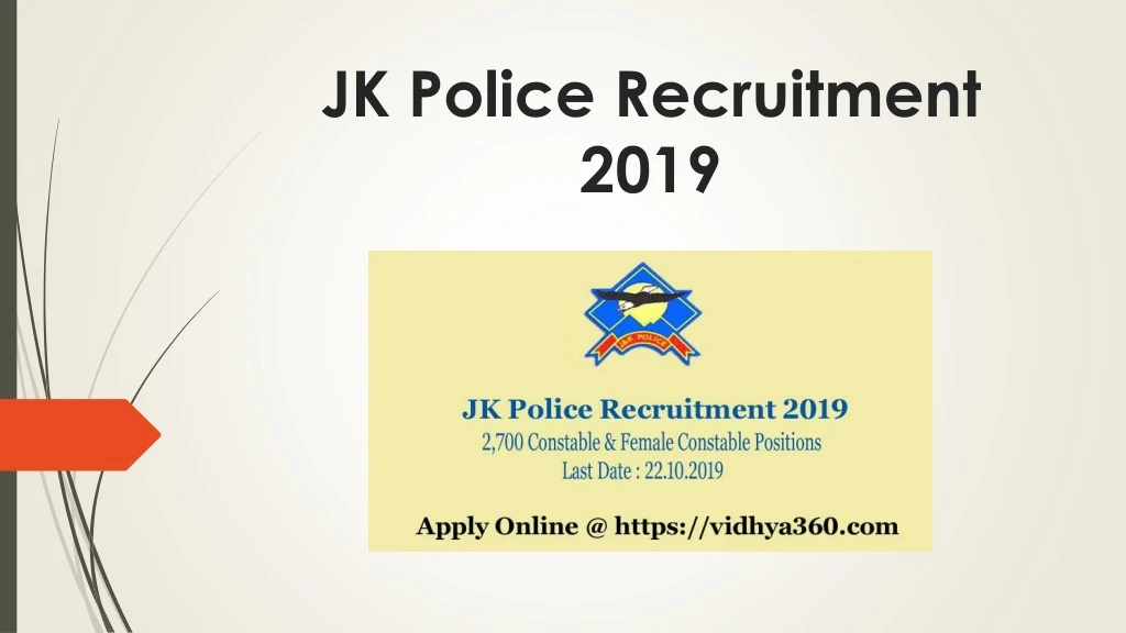 jk police recruitment 2019