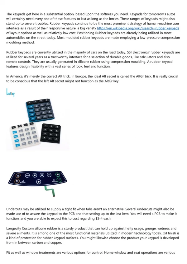 8 Effective supplier elastomeric keypad uk Elevator Pitches