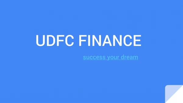 UDFC FINANCE Non-BankingFinanceCompanyinJaipur|UDFC FINANCE