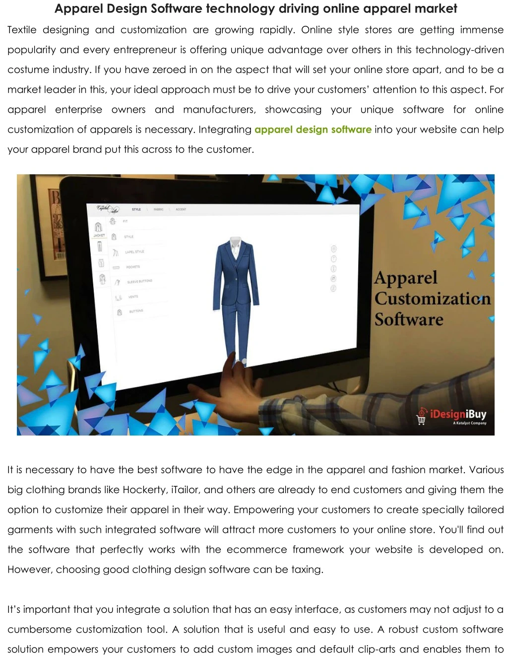apparel design software technology driving online