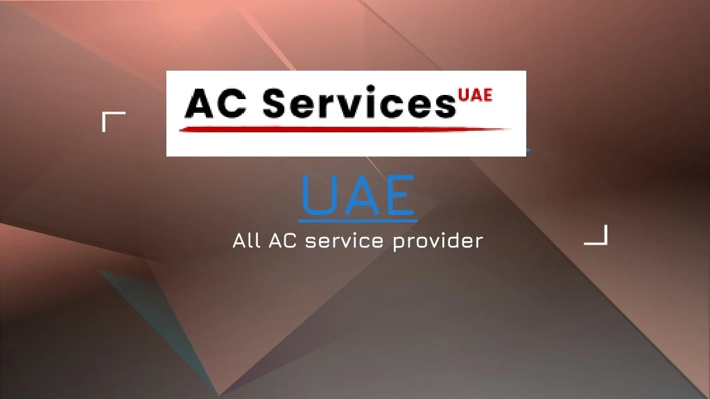 ac service uae