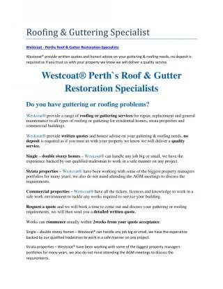 Gutter Cleaning - slide 1