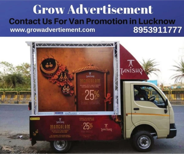 Get Mobile van advertising in UP at Best Rates