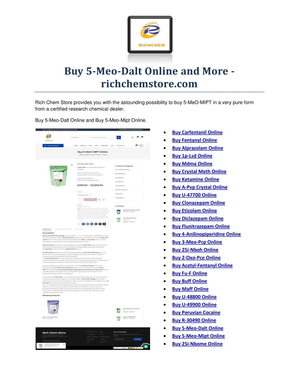 buy 5 meo dalt online and more richchemstore com