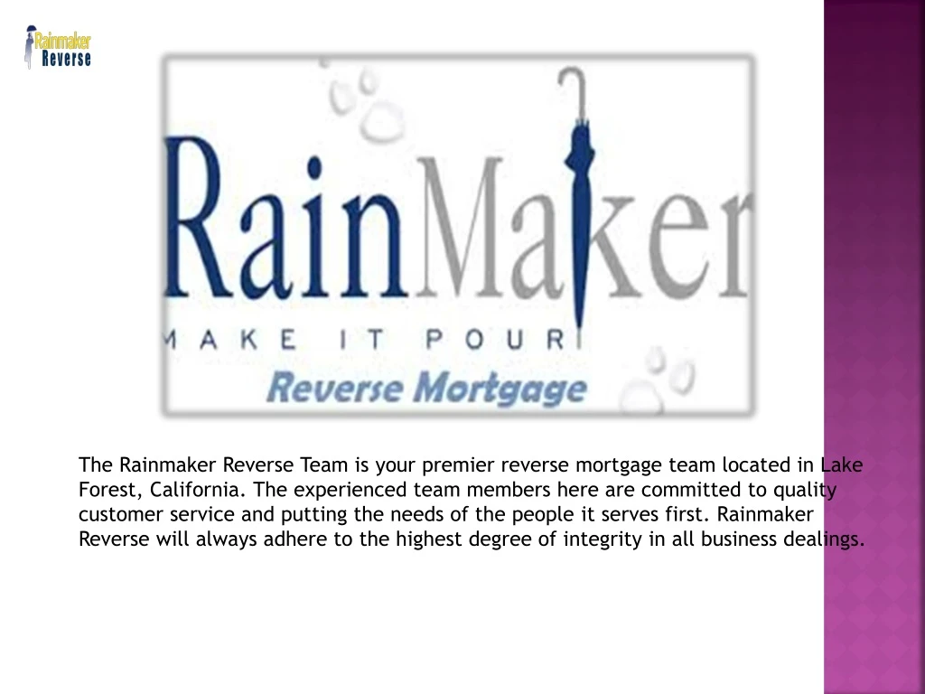 the rainmaker reverse team is your premier